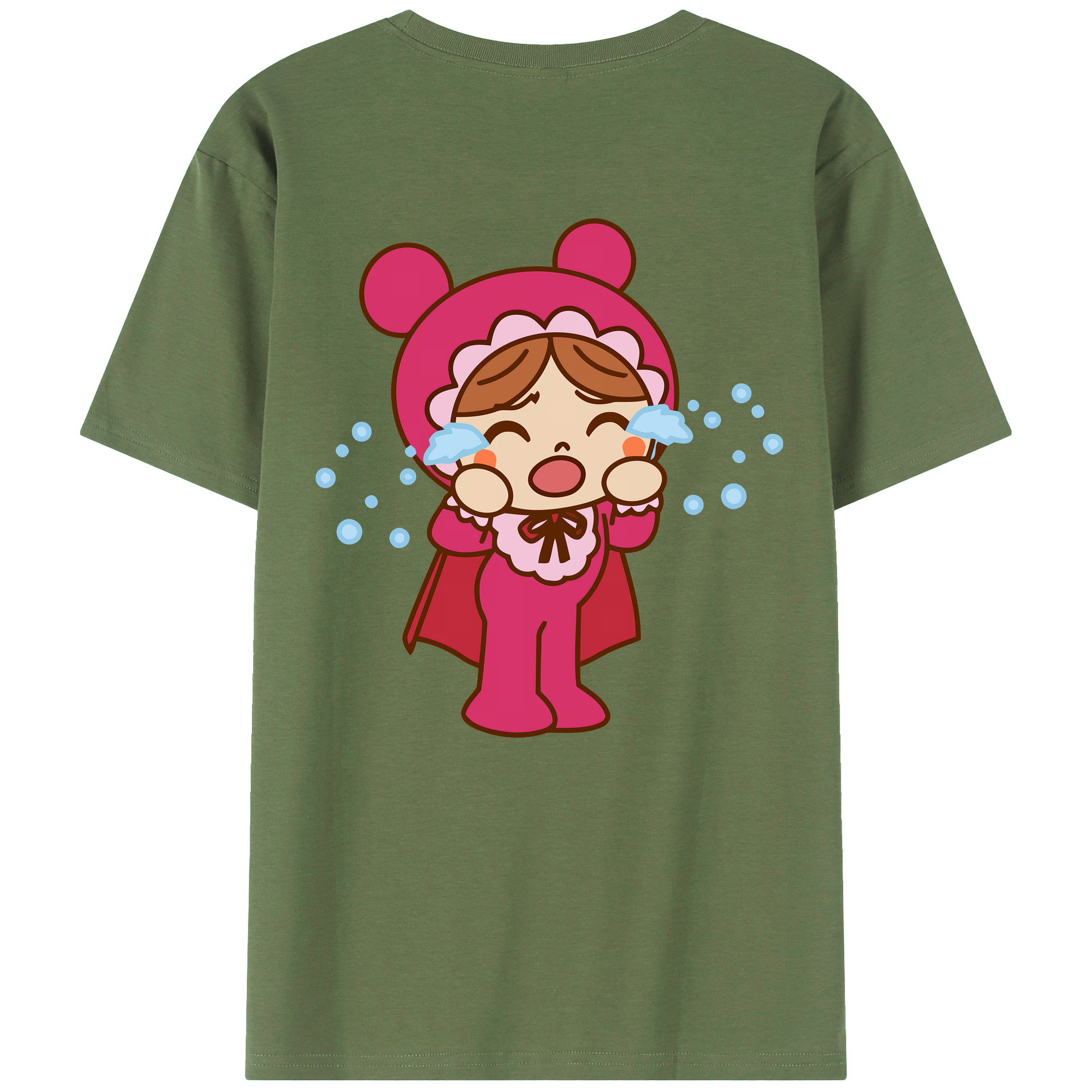 （画像用） アンパンマン Anpanman 綿100％ メンズ半袖Tシャツ（バックプリント） 通気性
